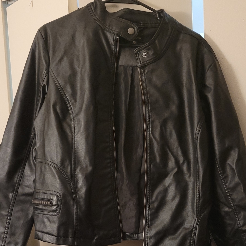 Unisex leather jacket